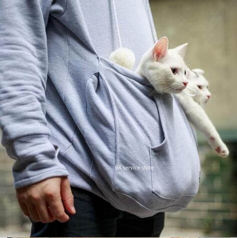 Caroline | Pullover Hoodie With Pet Pouch