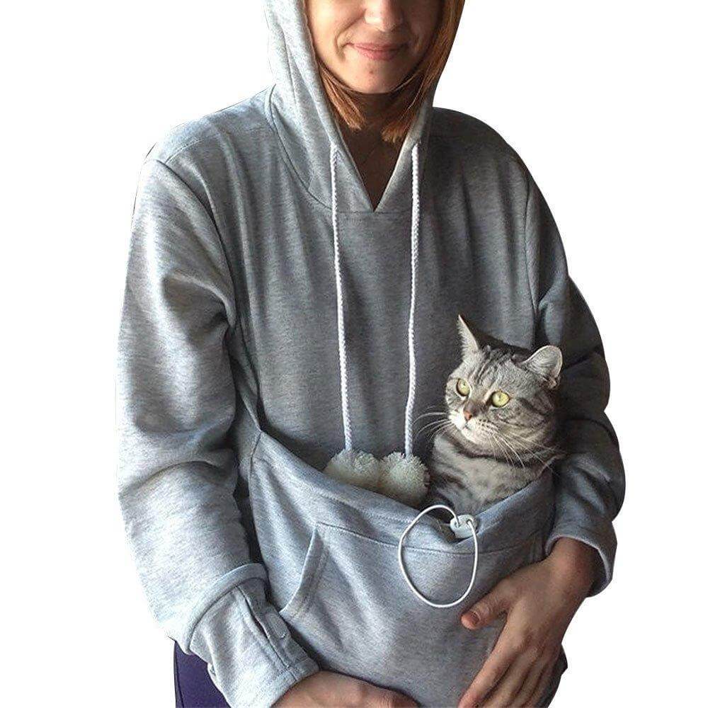 Caroline | Pullover Hoodie With Pet Pouch