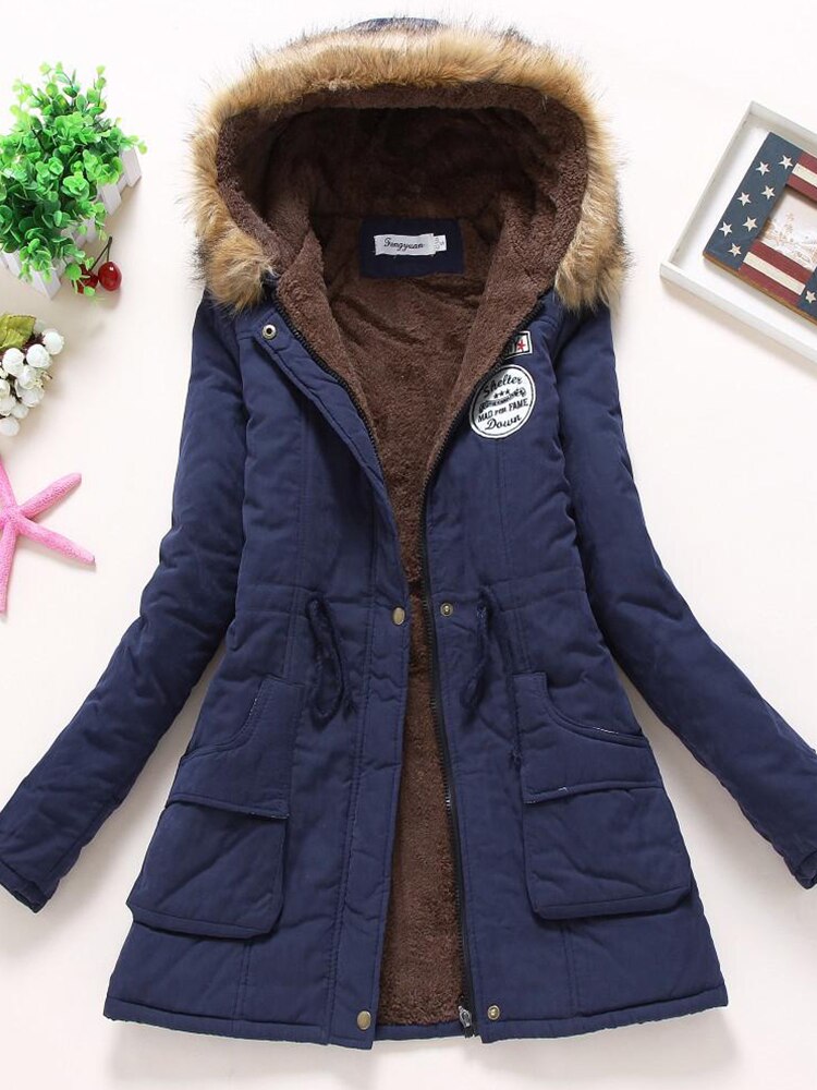 Adina | Fleece-Lined Parka With Drawstring Waist