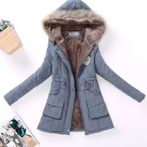 Adina | Fleece-Lined Parka With Drawstring Waist