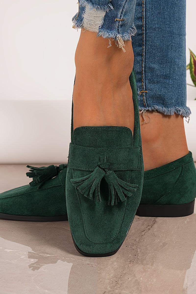 Madison | Tassel Loafers With Low Heel