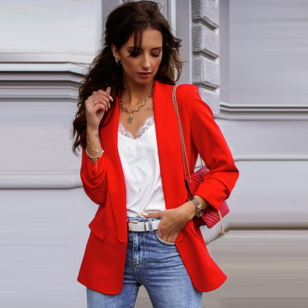 Millie | Single-Button Blazer With Notched Lapels