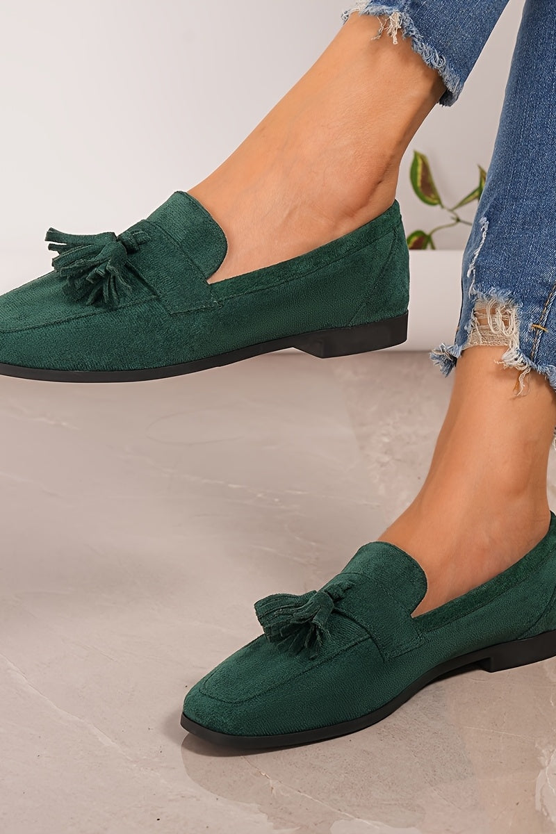 Madison | Tassel Loafers With Low Heel