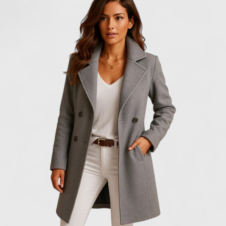 Kingsley — Tailored Wool-Blend Overcoat