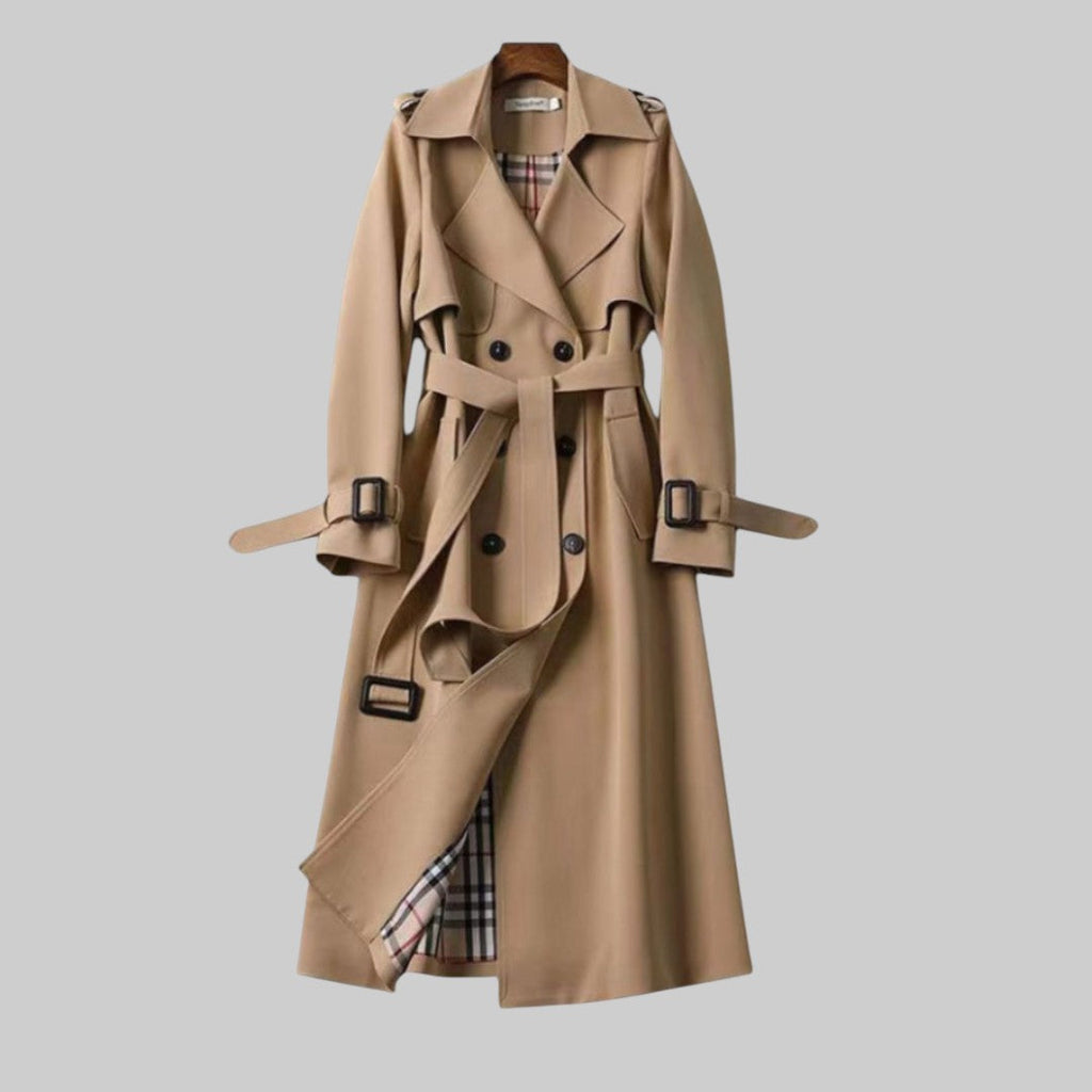 Chelsea | Double-Breasted Belted Trench Coat
