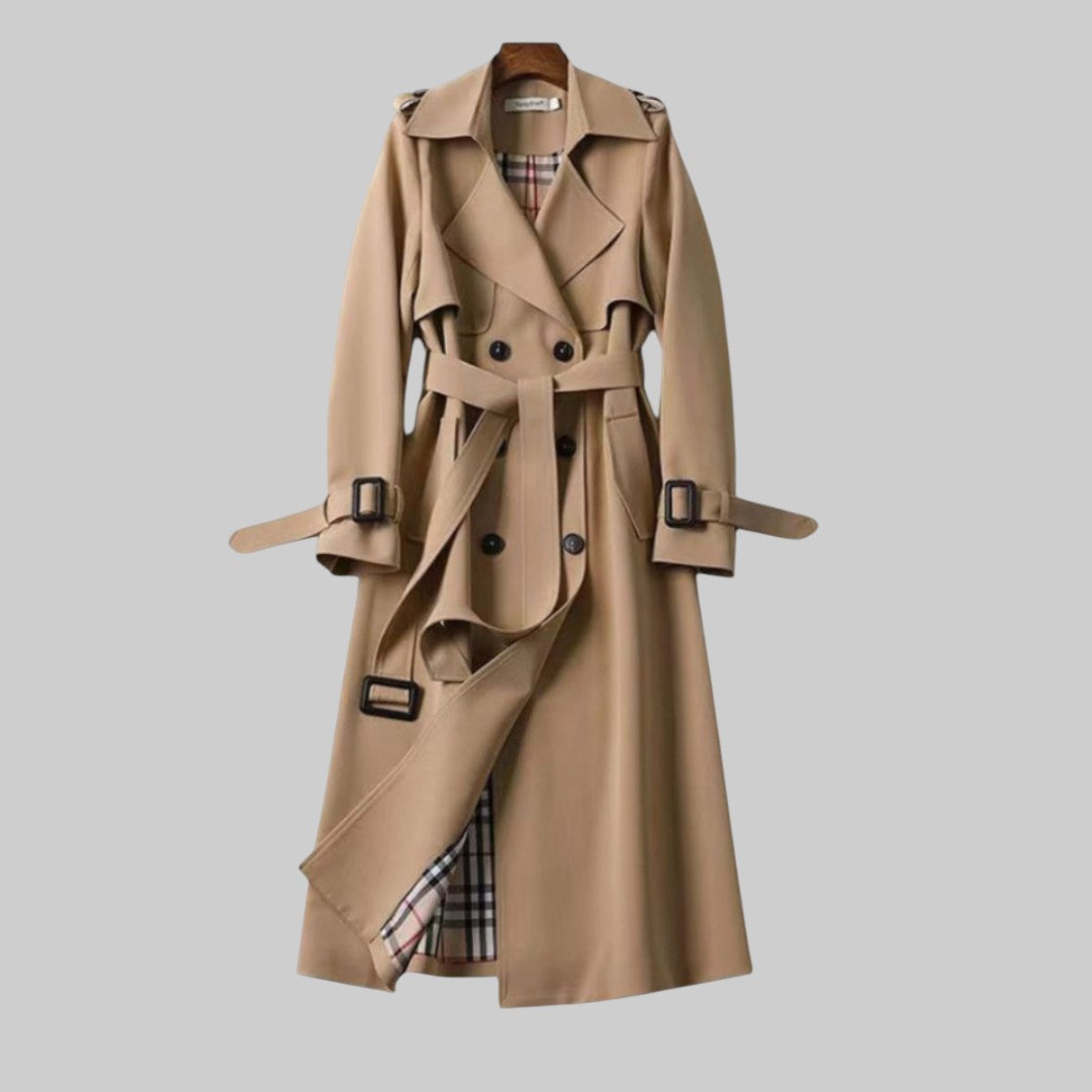 Chelsea | Double-Breasted Belted Trench Coat