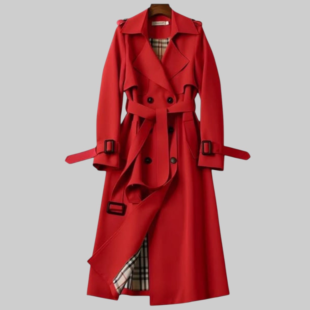 Chelsea | Double-Breasted Belted Trench Coat