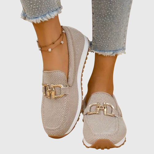 Audrey | Slip-On Sneakers With Buckle Detail
