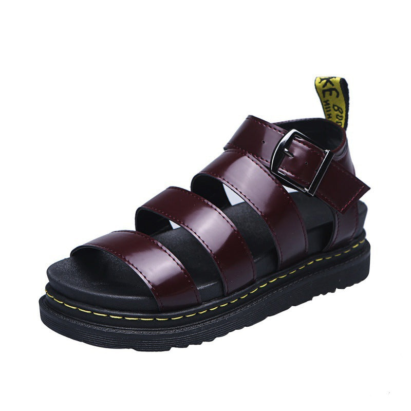 Donna | Platform Sandals With Buckle Ankle Strap