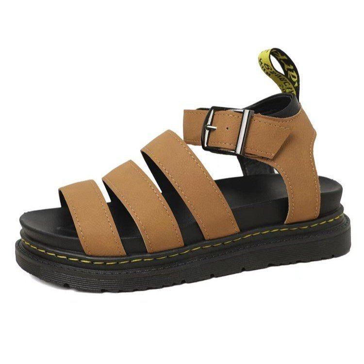 Donna | Platform Sandals With Buckle Ankle Strap