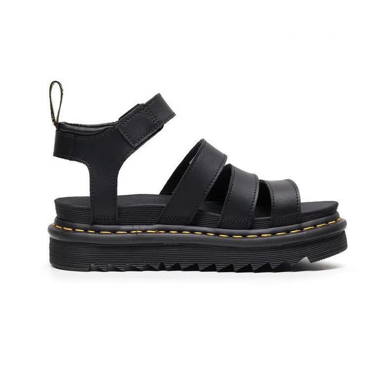 Donna | Platform Sandals With Buckle Ankle Strap