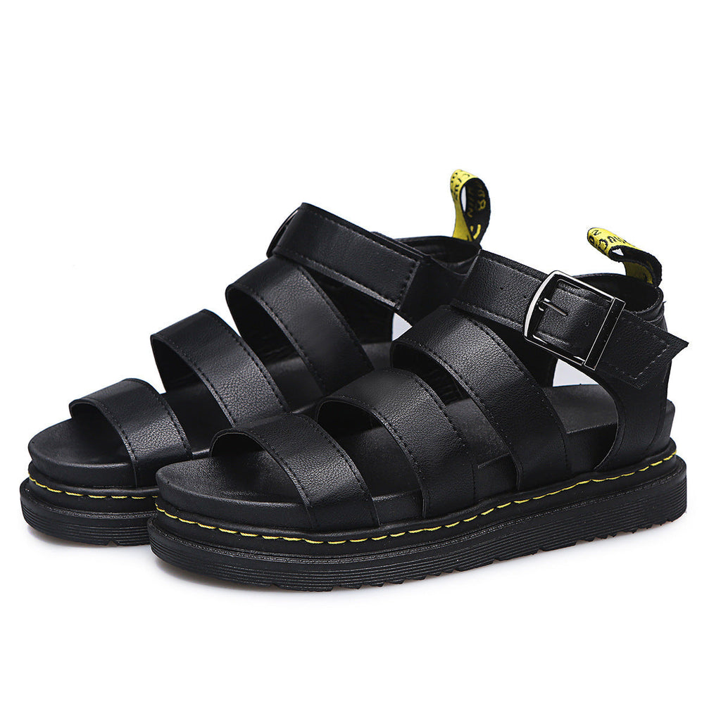 Donna | Platform Sandals With Buckle Ankle Strap