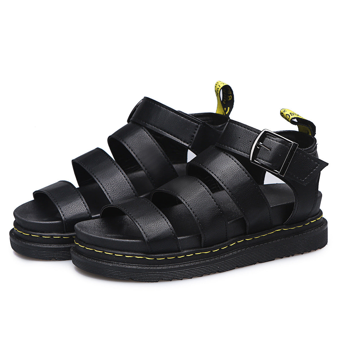 Donna | Platform Sandals With Buckle Ankle Strap