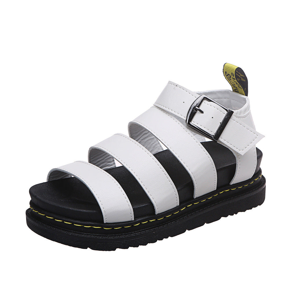 Donna | Platform Sandals With Buckle Ankle Strap