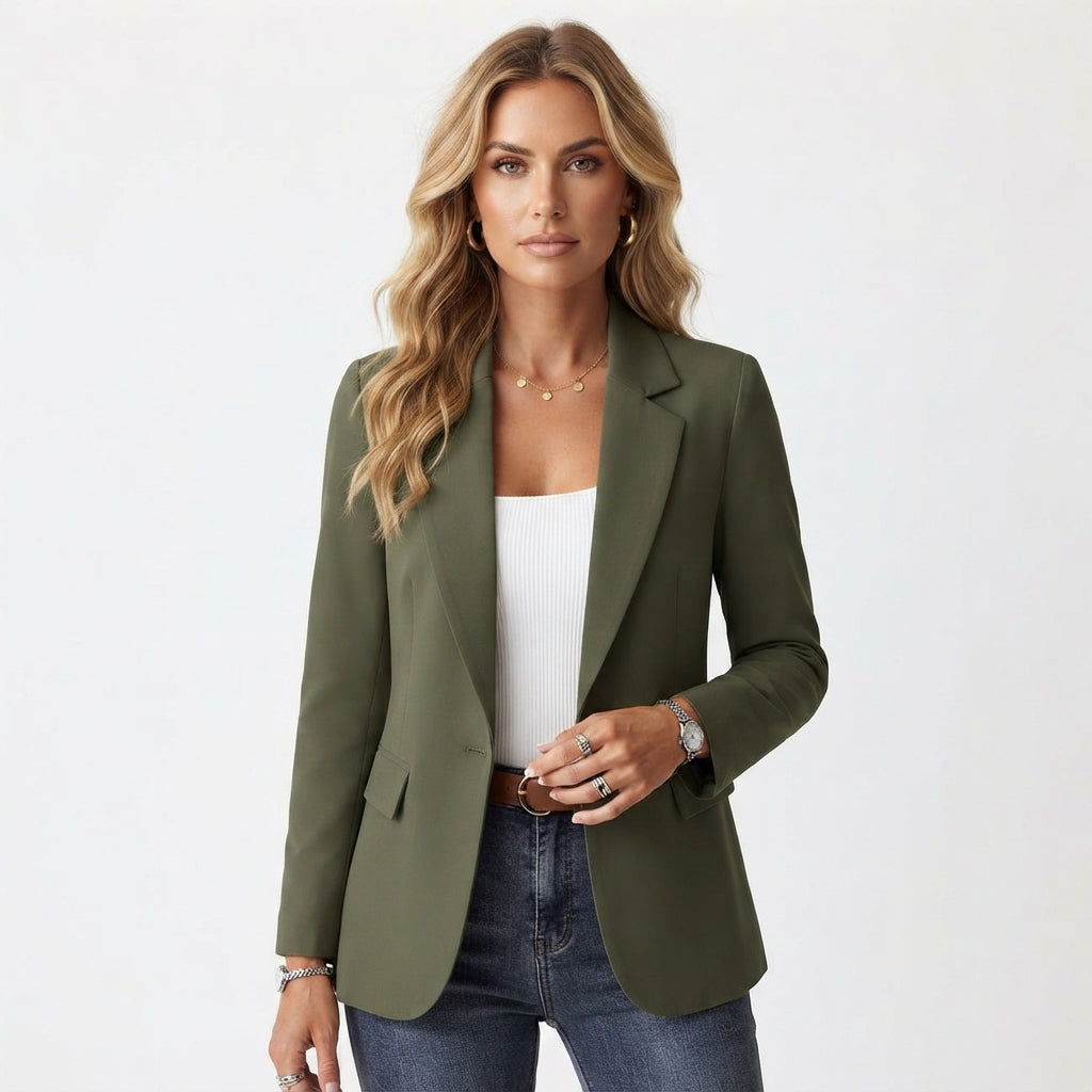 Michelle | Tailored Blazer With Flap Pockets