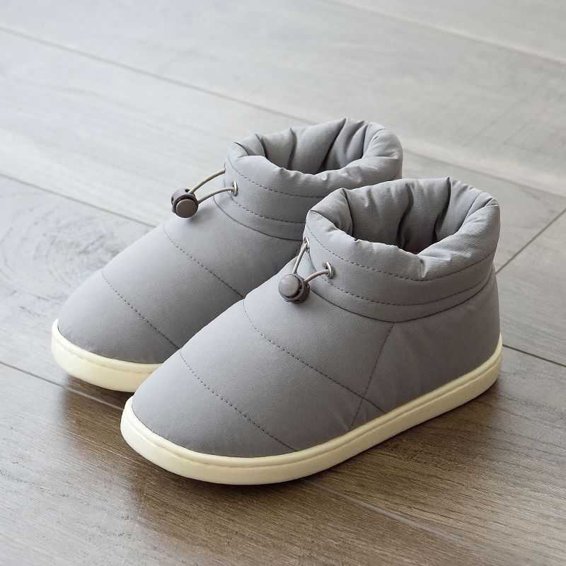 Louise | Quilted Snow Boots With Drawstring Collar
