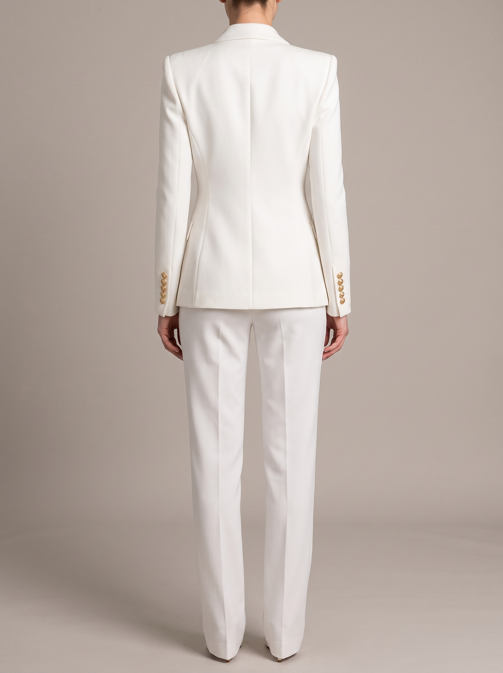 Hailey | Double-Breasted Blazer With Gold Buttons