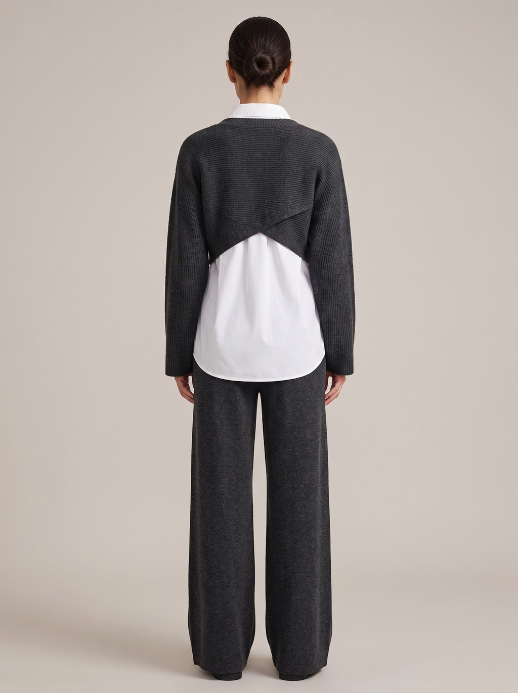 Fenella | Three-Piece Set With Shirt And Wide-Leg Pants