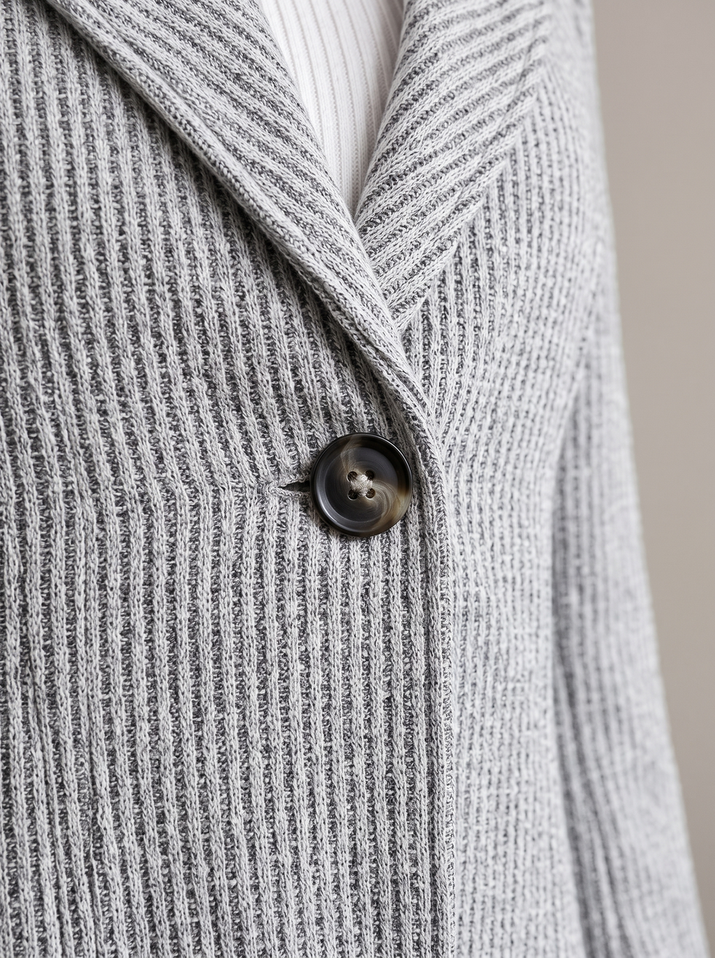 Beverly | Single-Breasted Jacquard Coat