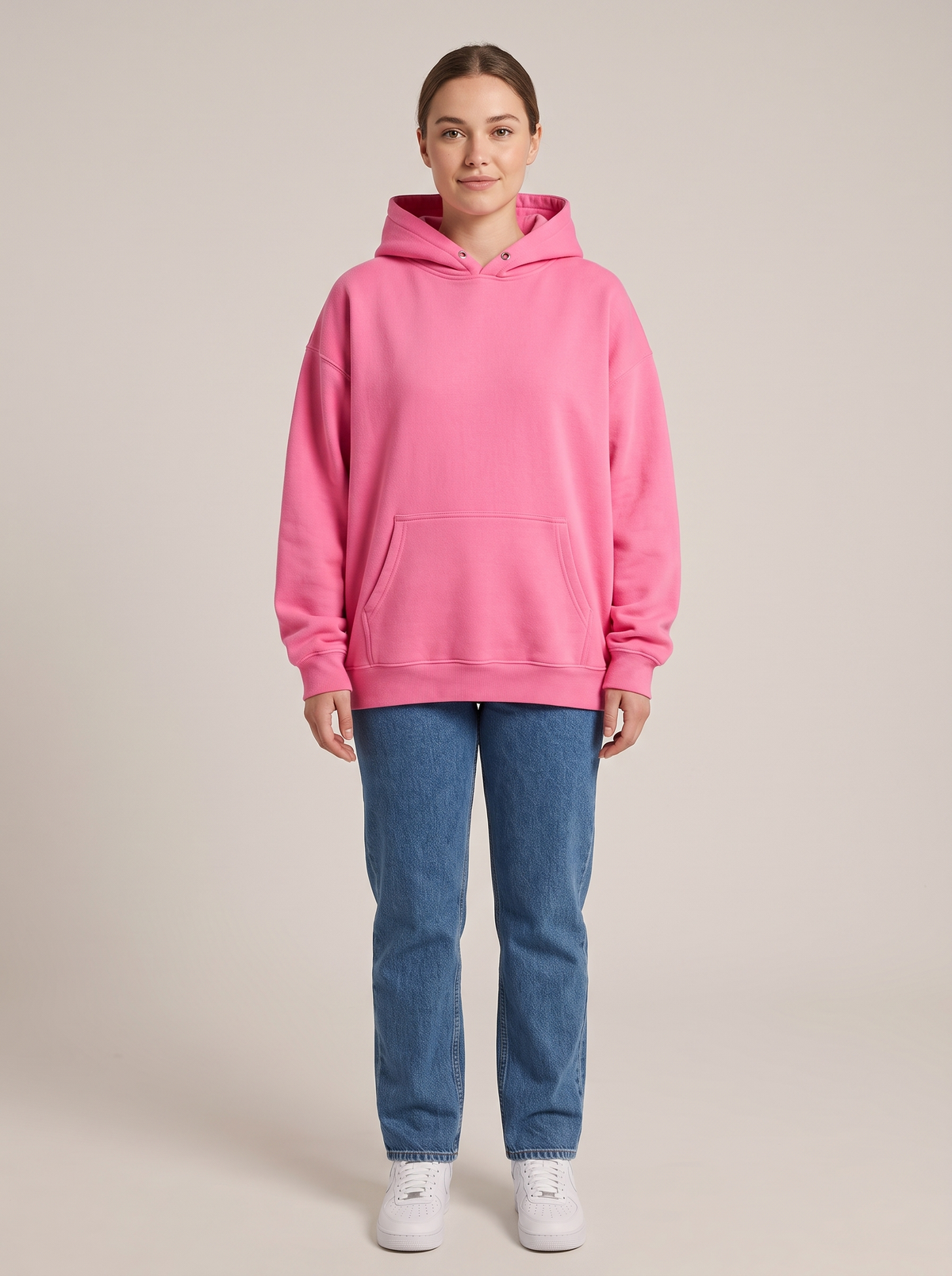 Josephine | Oversized Hoodie With Slogan Back Print