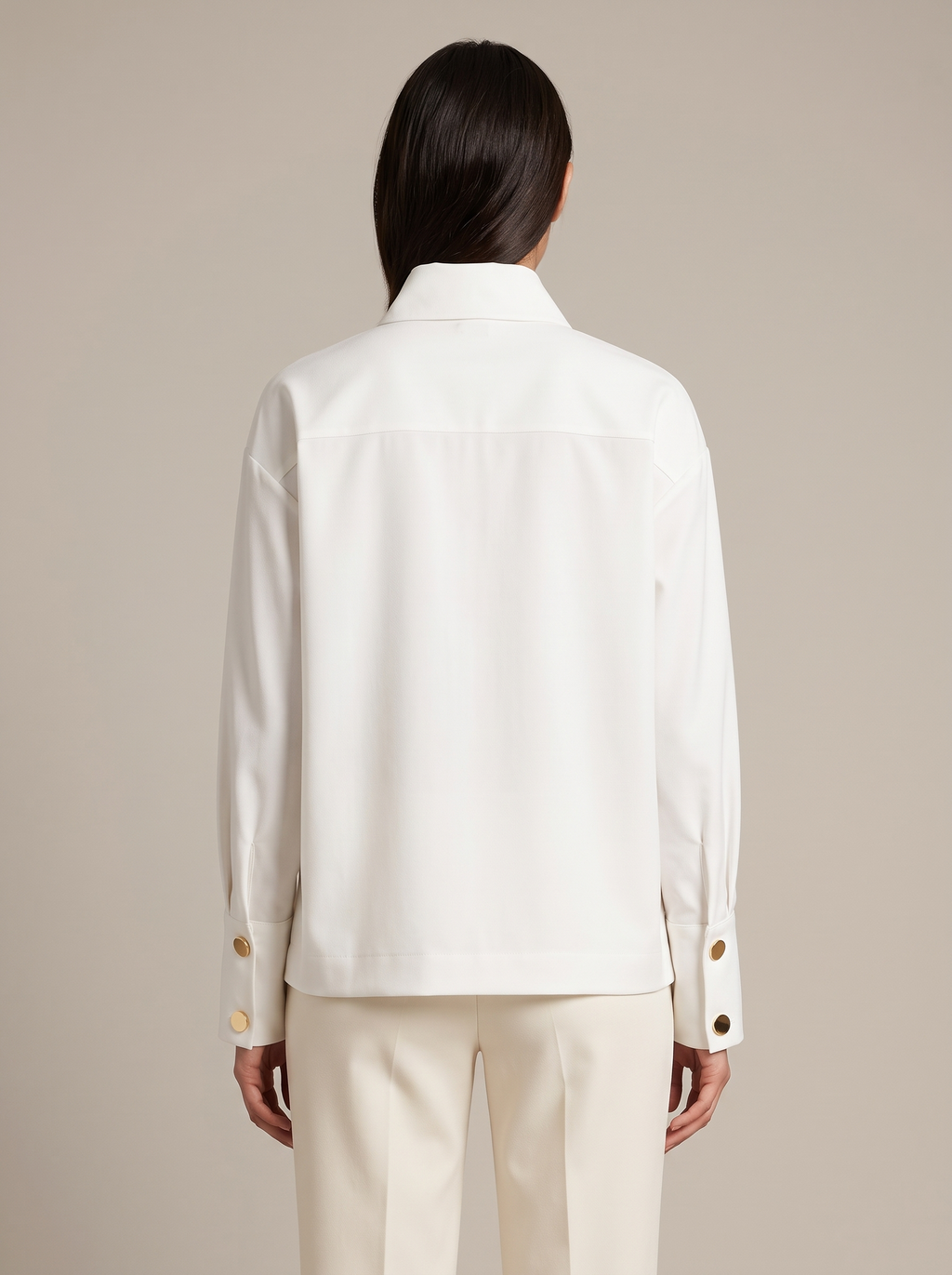 Mackenzie | Button-Down Blouse With Wide Cuffs