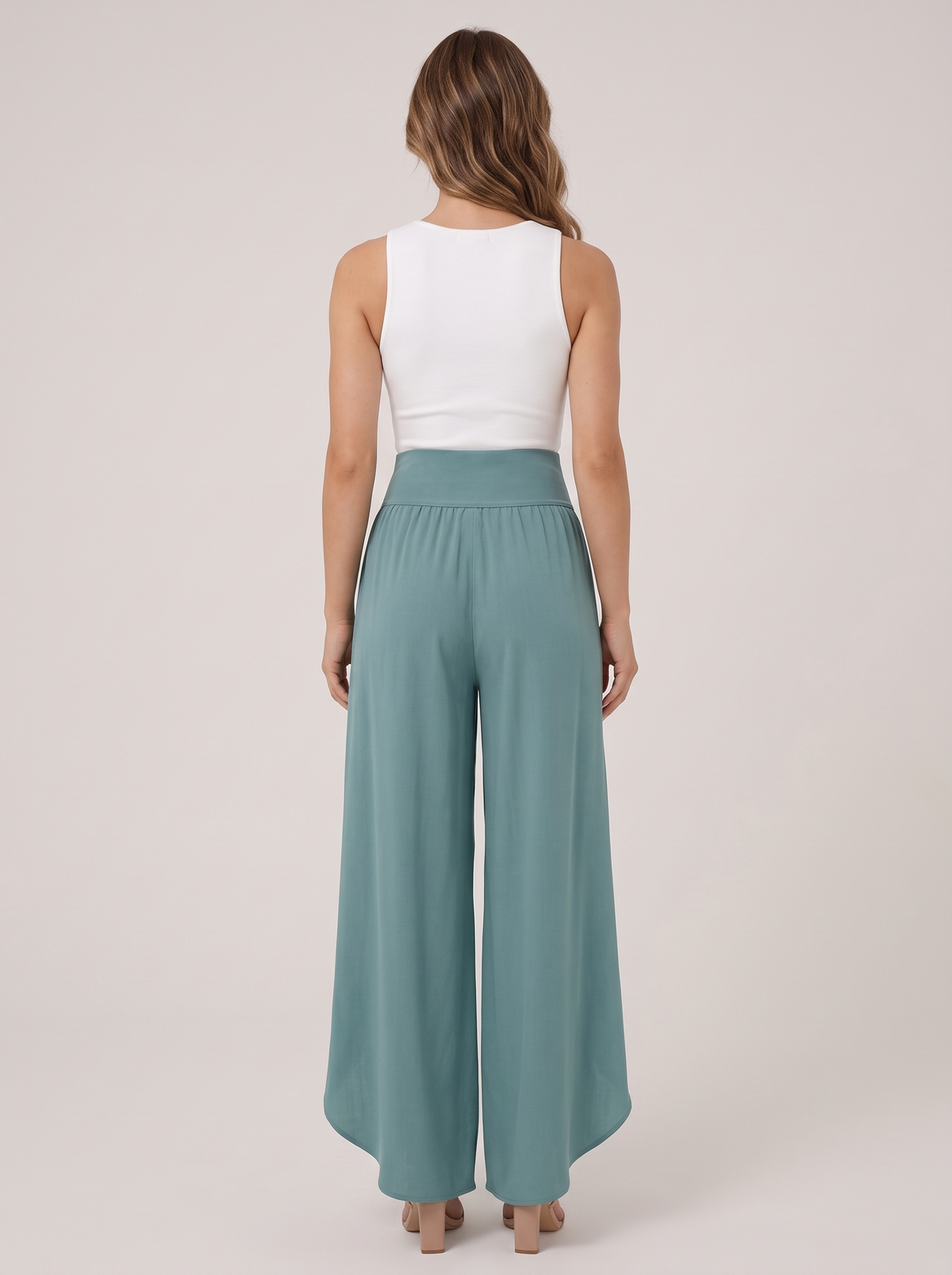 Esther | High-Waist Split Wide-Leg Pants