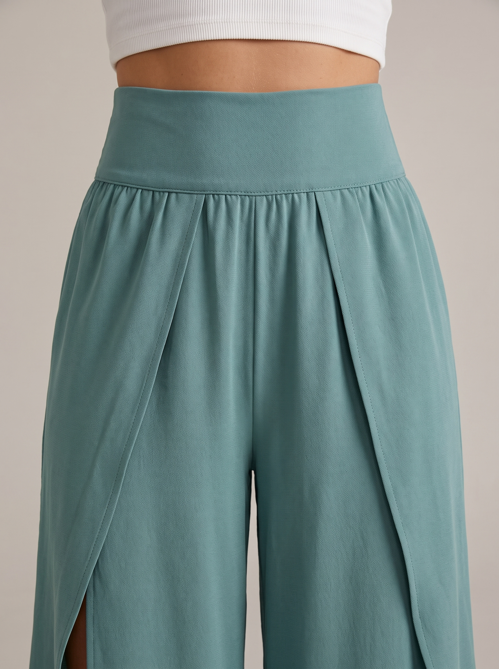 Esther | High-Waist Split Wide-Leg Pants
