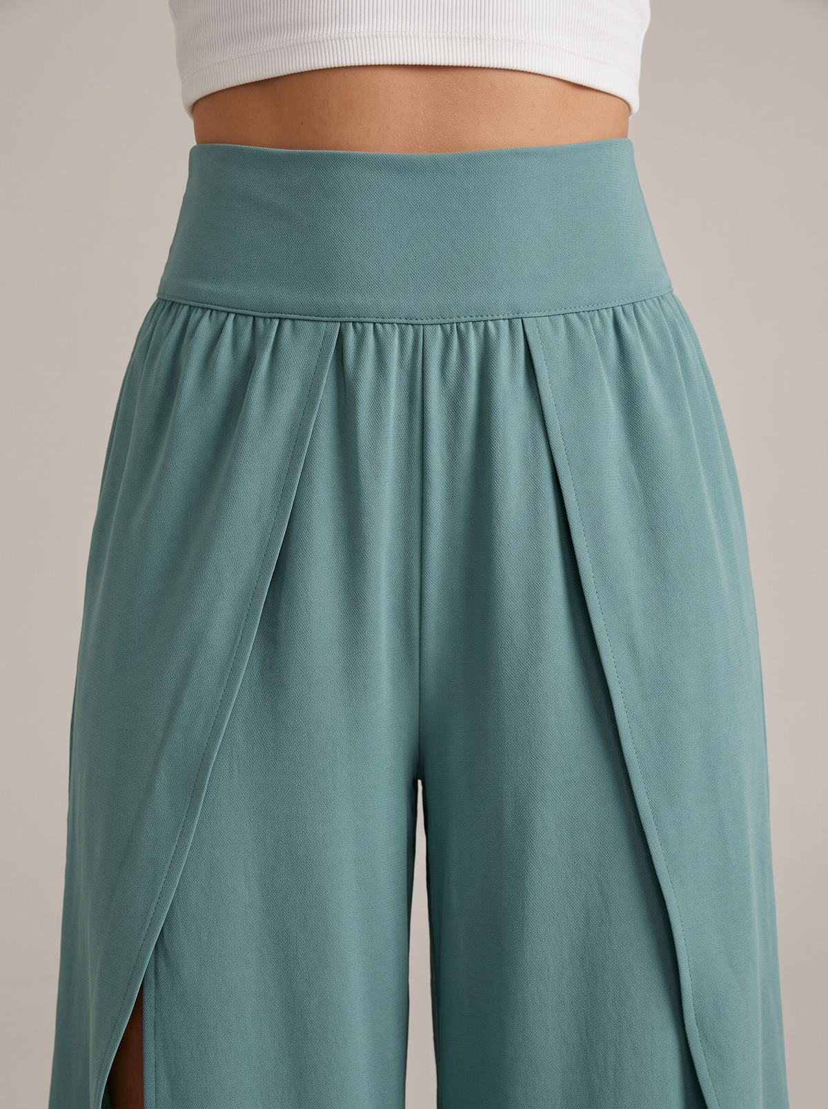 Esther | High-Waist Split Wide-Leg Pants