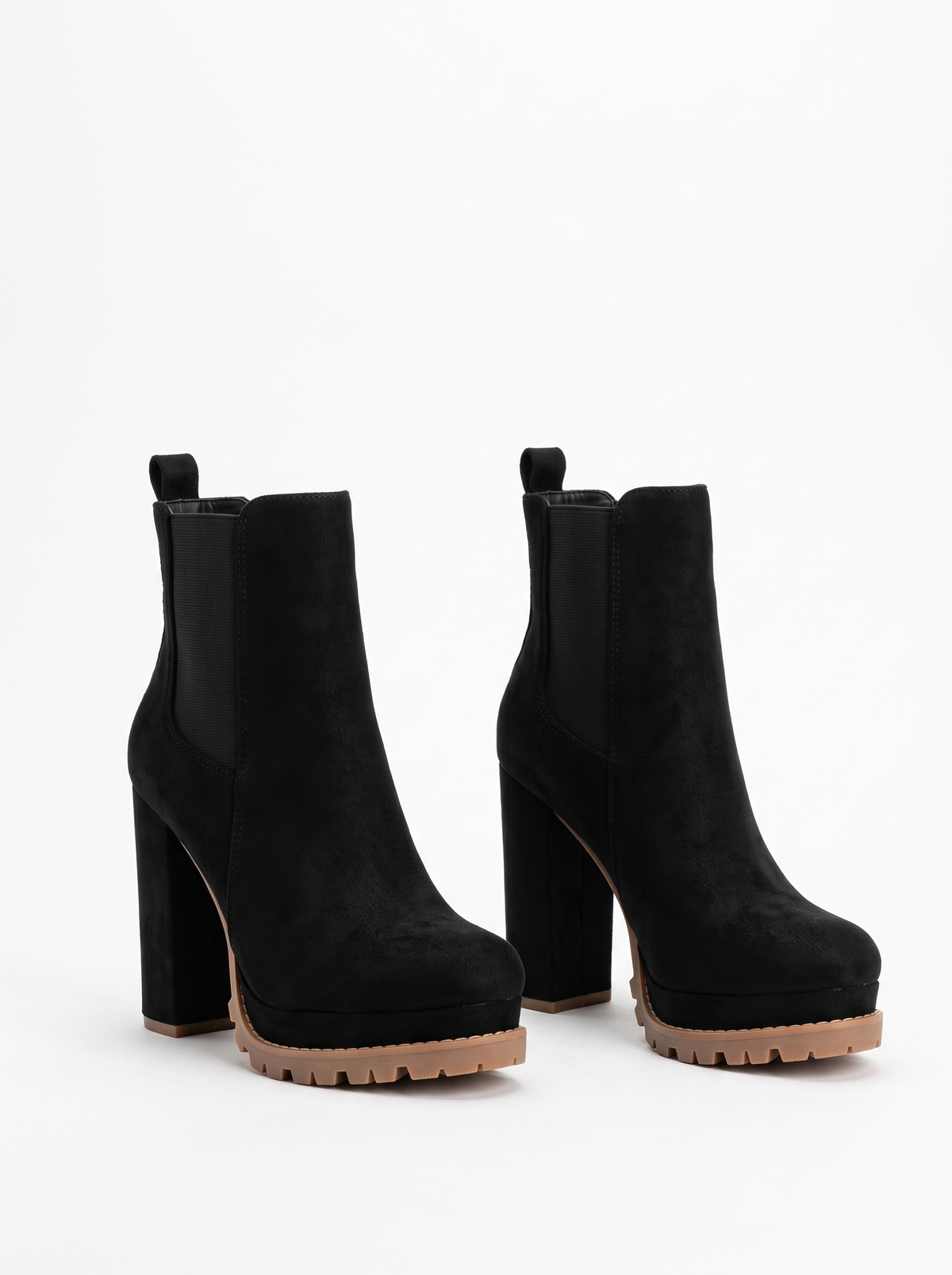 Philippa | Platform Ankle Boots With Block Heel