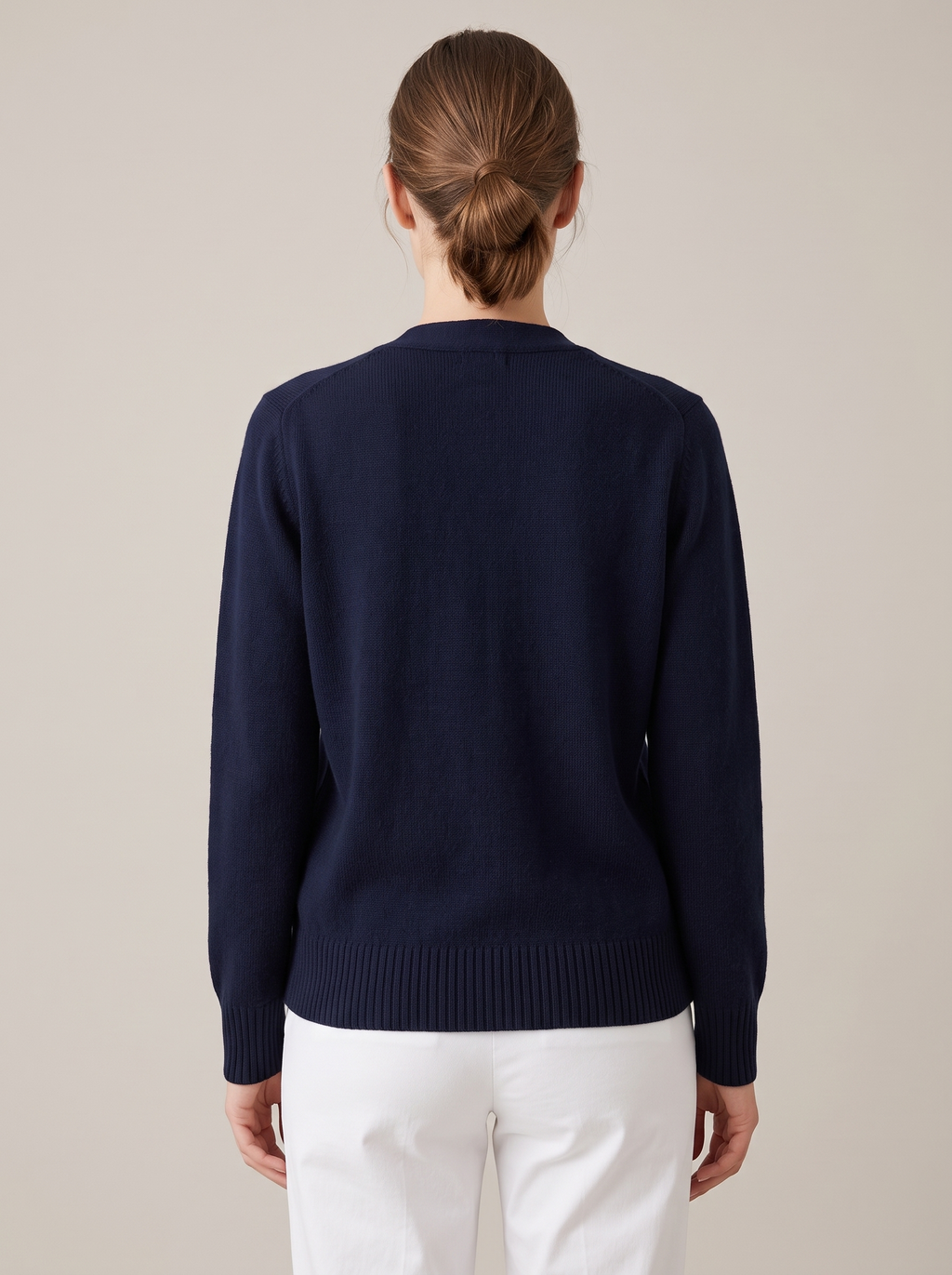 Holly | V-Neck Cardigan With Heart Buttons