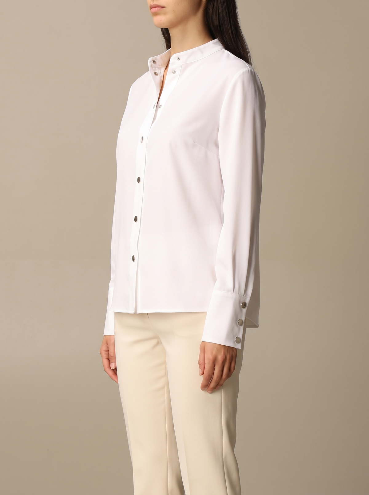 Mackenzie | Button-Down Blouse With Wide Cuffs