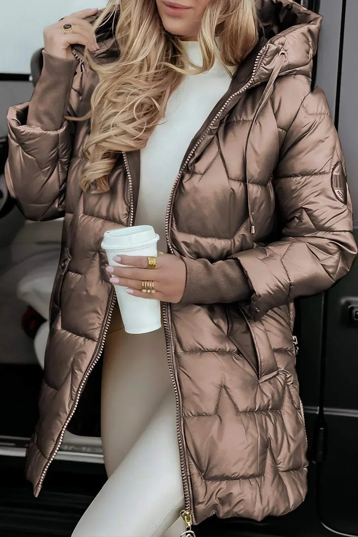 Avery | Quilted Hooded Puffer Jacket