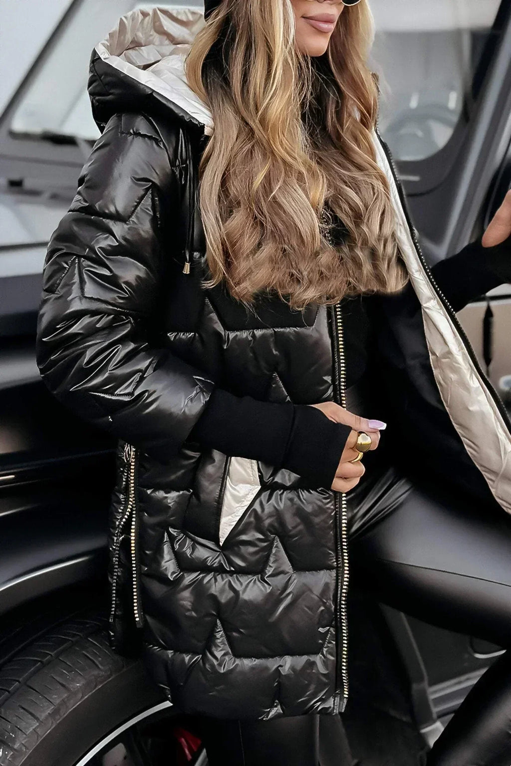 Avery | Quilted Hooded Puffer Jacket
