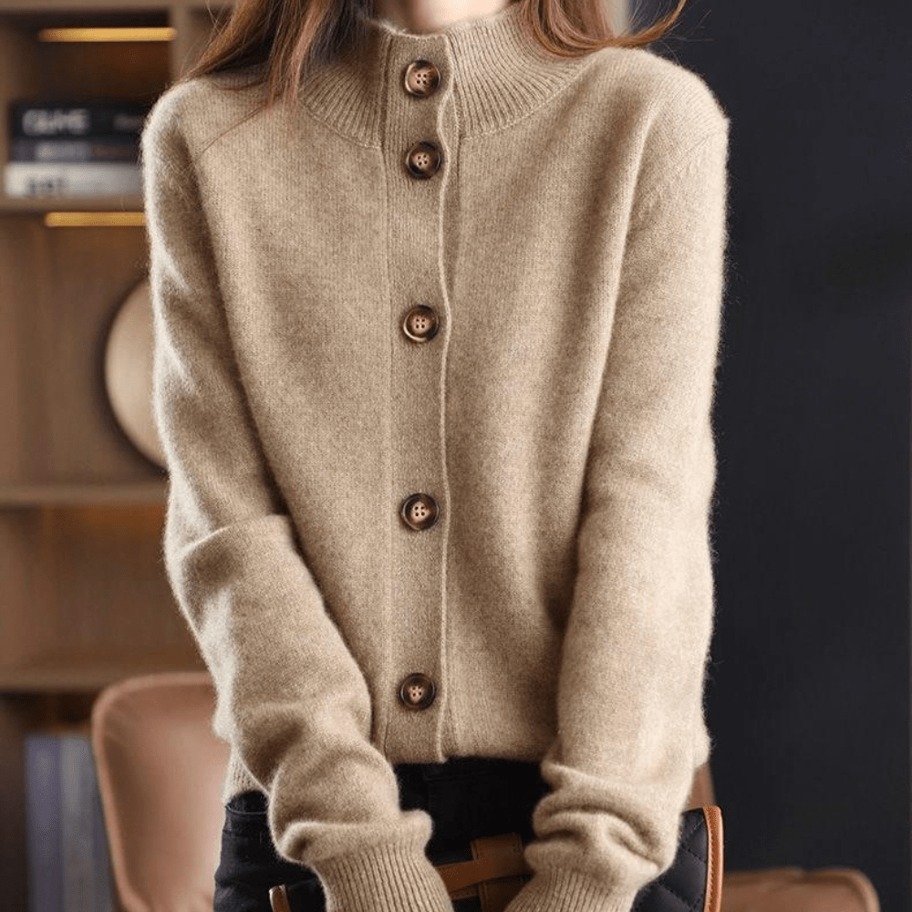 Joy | Soft Button-Front Knit Cardigan