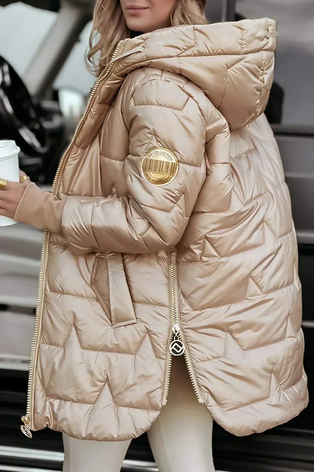 Avery | Quilted Hooded Puffer Jacket