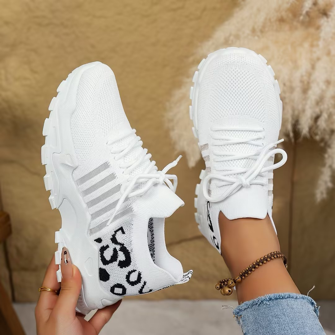 Adela | Lace-Up Sneakers With Wide Toe Box