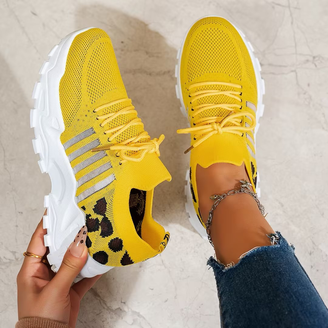 Adela | Lace-Up Sneakers With Wide Toe Box