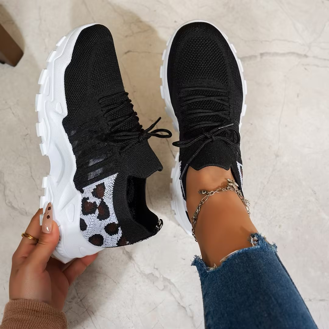 Adela | Lace-Up Sneakers With Wide Toe Box