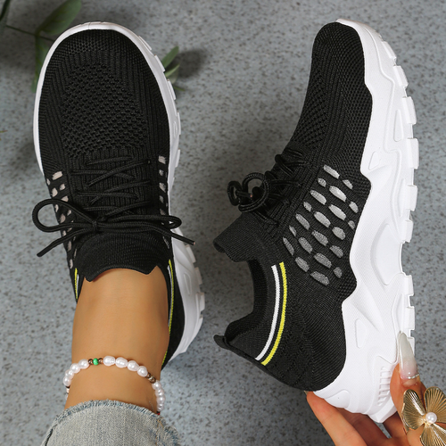 Adela | Lace-Up Sneakers With Wide Toe Box