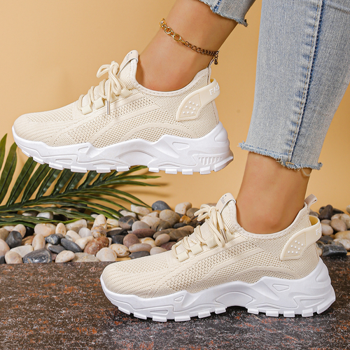 Adela | Lace-Up Sneakers With Wide Toe Box