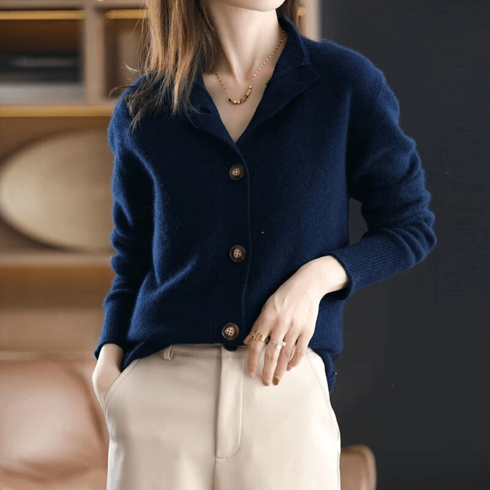 Joy | Soft Button-Front Knit Cardigan