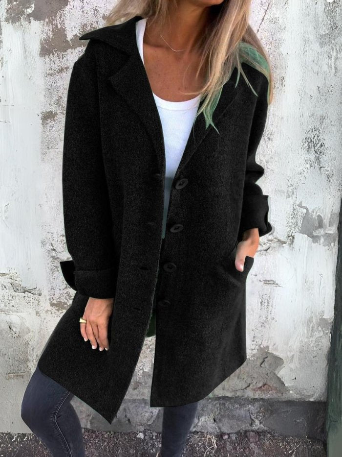 Coralie | Relaxed Tailored Coat With Lapel Collar