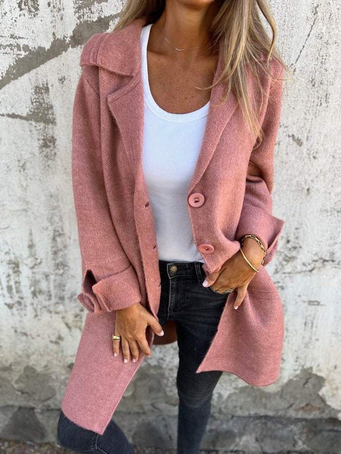 Coralie | Relaxed Tailored Coat With Lapel Collar