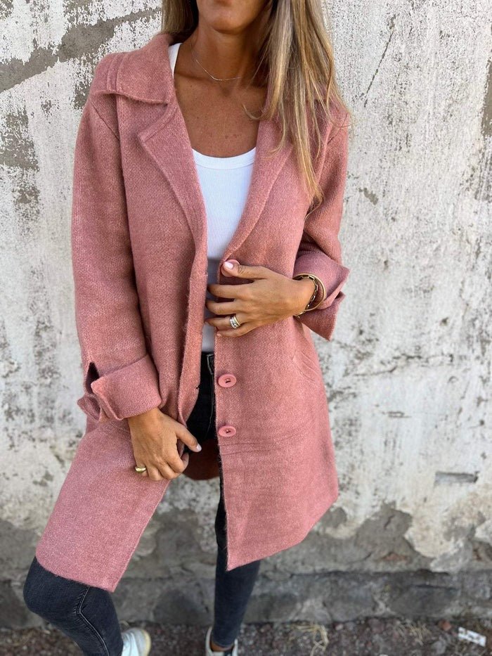 Coralie | Relaxed Tailored Coat With Lapel Collar