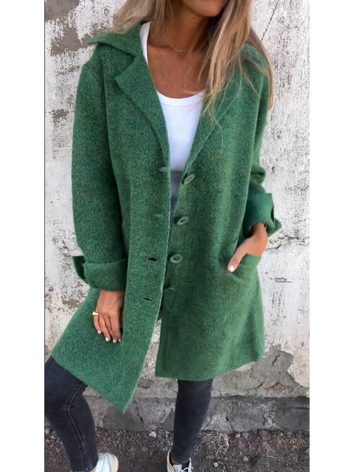 Coralie | Relaxed Tailored Coat With Lapel Collar