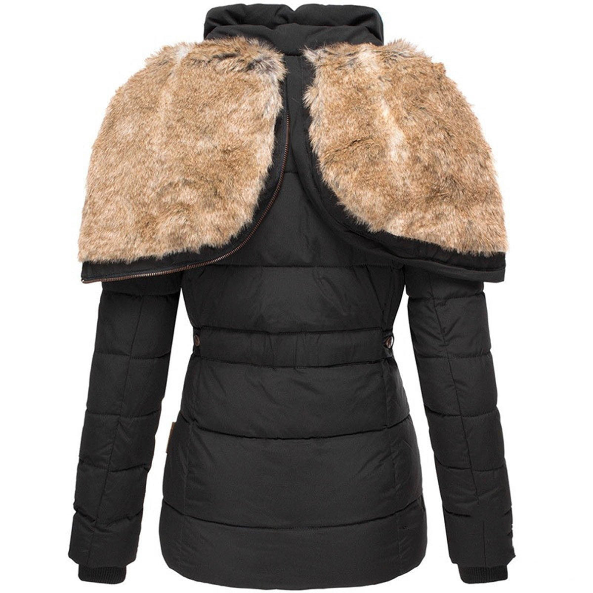 Amy | Quilted Puffer Coat With Plush-Lined Hood