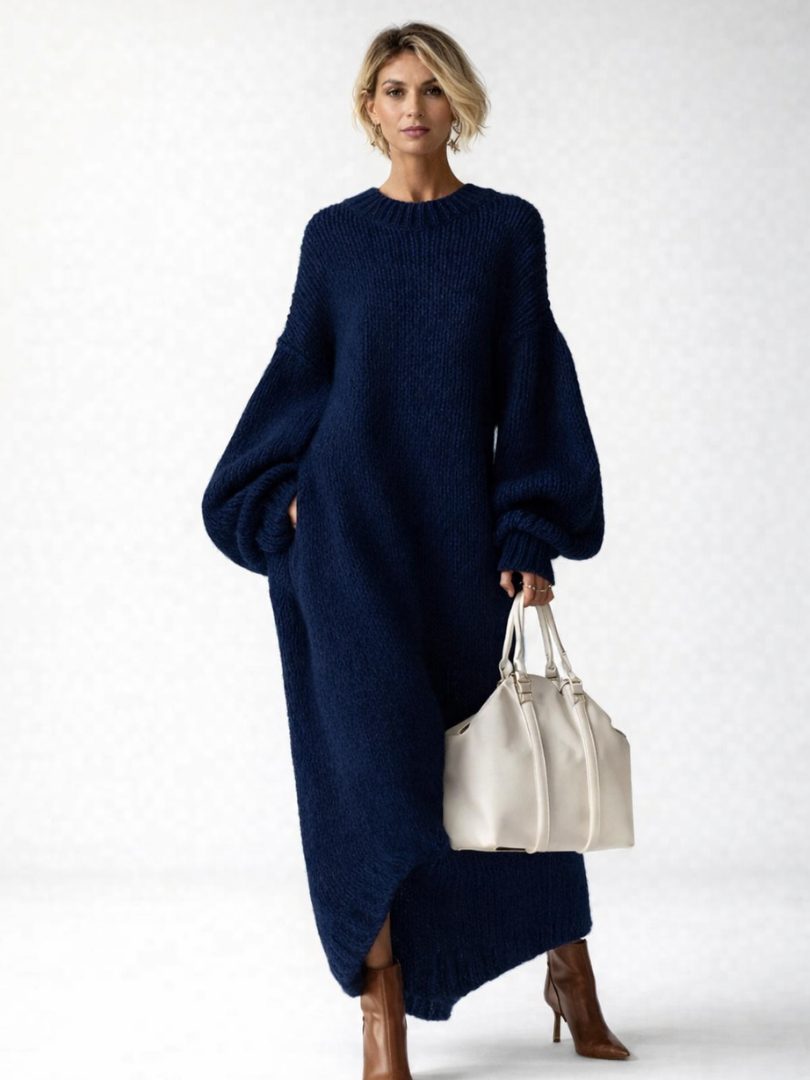 Zelda | Oversized Knit Maxi Sweater Dress