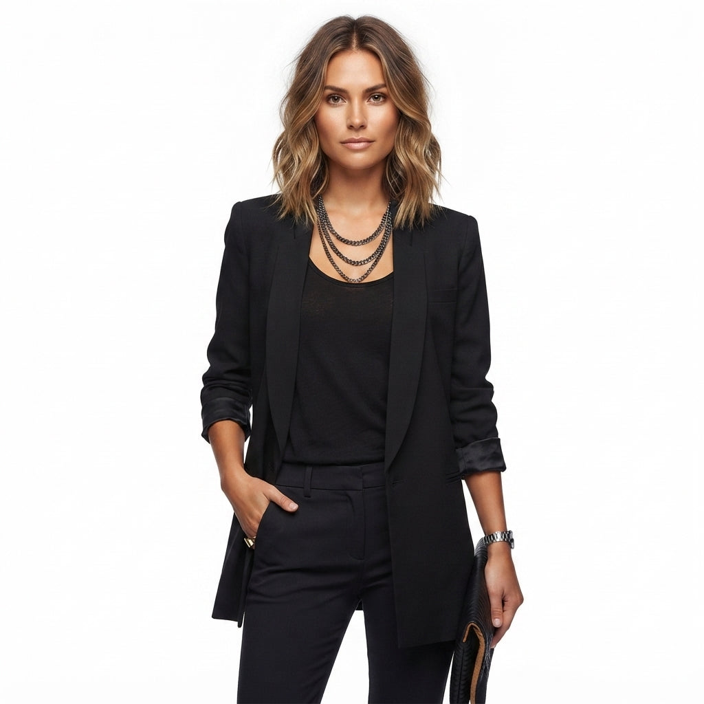 Nora | Classic Notched Collar Blazer