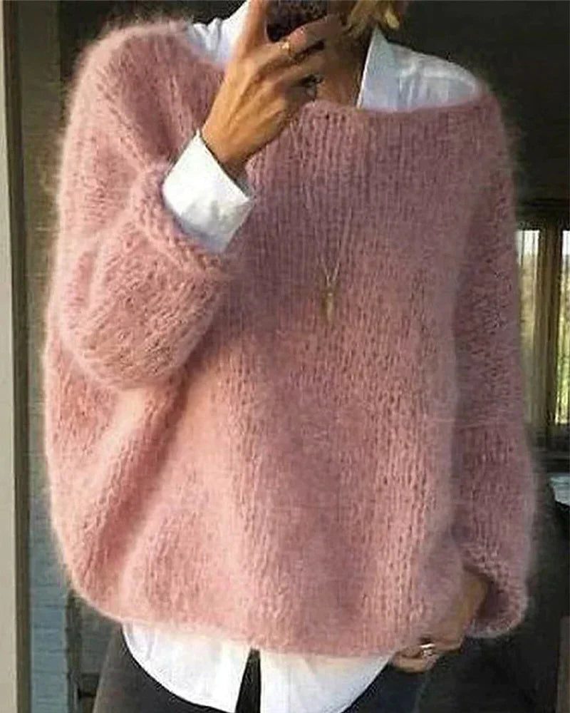 Whitney | Oversized Open-Knit Sweater