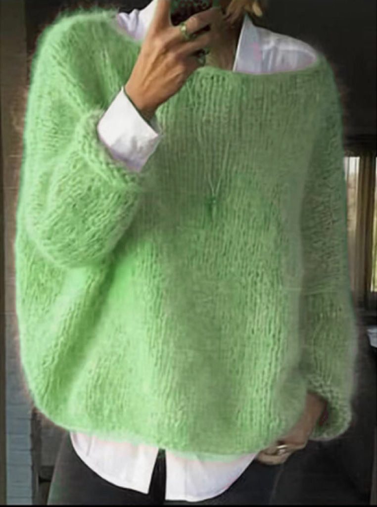 Whitney | Oversized Open-Knit Sweater